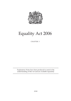 Equality Act 2006 - Legislation.gov.uk