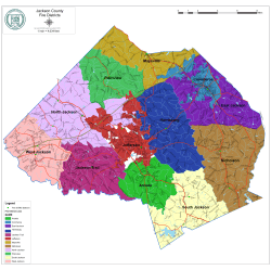 Fire District Map - Jackson County, GA