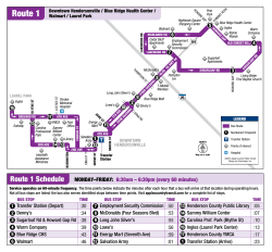 Route 1 - Henderson County