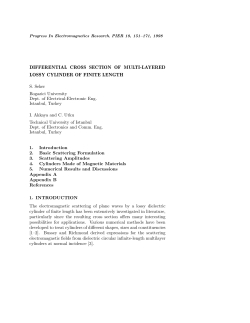 DIFFERENTIAL CROSS SECTION OF MULTI
