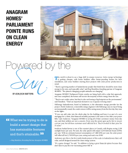 Powered by the - anagram HOMES