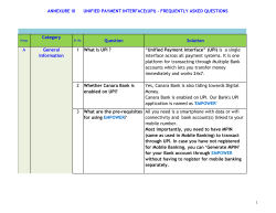 FAQs on Unified Payment Interface (UPI)