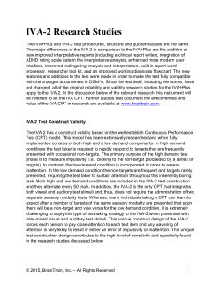 IVA-2 Research Studies