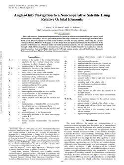 Angles-Only Navigation to a Noncooperative Satellite Using