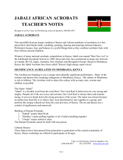 Jabali Teacher Notes