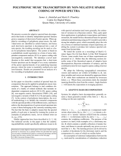 polyphonic music transcription by non