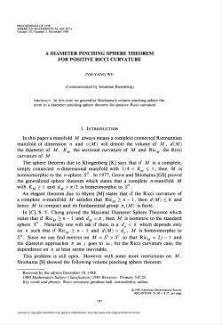 a diameter pinching sphere theorem for positive ricci curvature