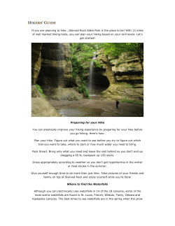 hikers` guide - Starved Rock State Park