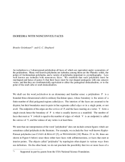 isohedra with nonconvex faces