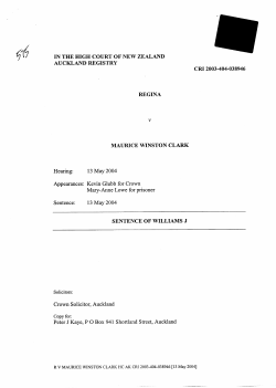 13 May 2004 Appear - SST Offender Database