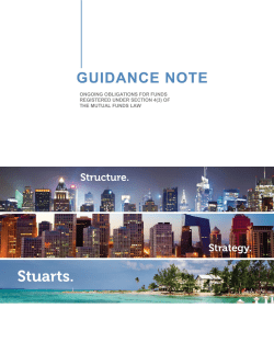 ongoing obligations for funds registered under section 4(3)