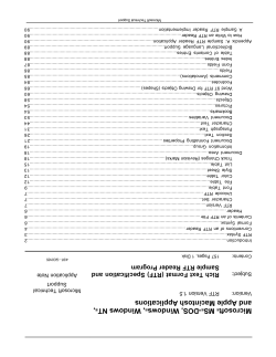 Microsoft MS&reg; -DOS, Windows , Windows NT and Apple