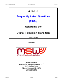A List of Frequently Asked Questions (FAQs)