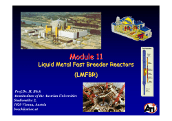 12 Liquid Metal Fast Breeder Reactors (LMFBR)