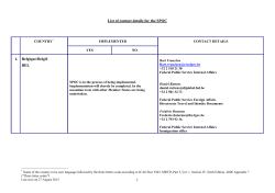 Bodies responsible for the CSCA and DS /
