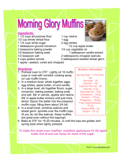 Ingredients: 1 1/2 cups all-purpose flour 1 cup raisins 1/2 cup whole