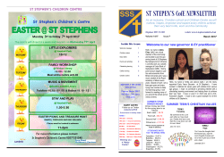 March 2017 - St Stephen`s, Church of England Primary