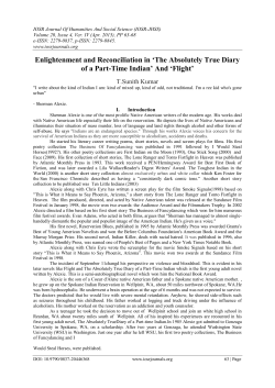 Enlightenment and Reconciliation in `The Absolutely True