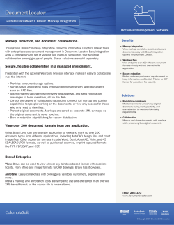 Markup, redaction, and document collaboration. Secure, flexible