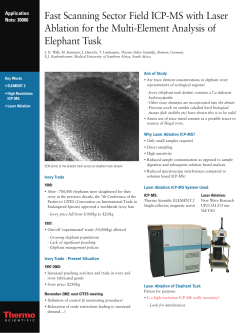 Fast Scanning Sector Field ICP-MS with Laser Ablation for the Multi