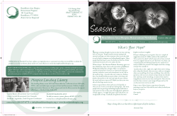 Mar Apr 2017 - Brattleboro Area Hospice