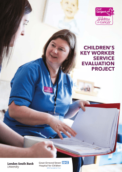 CHILDREN`S KEY WORKER SERVICE EVALUATION PROJECT