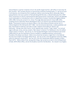 Samuel Maizel Bio - American Bar Association