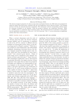 Electron Transport through a Silicon Atomic Chain