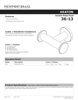 KEATON - Newport Brass