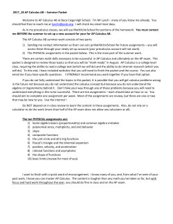AP Calculus AB
