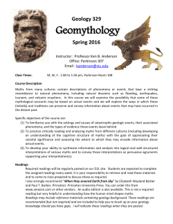 historical geology - SIU