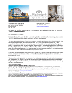 Ashworth by the Sea rounds out its third phase