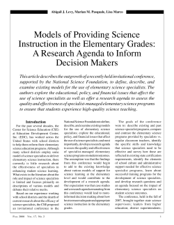 FIRST THREE ARTICLES - National Science Teachers Association
