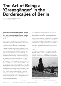 in the Borderscapes of Berlin