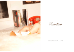 2016 S:S Sonatina CATALOGUE
