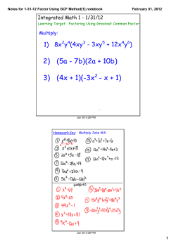 Notes for 1-31-12 Factor Using GCF Method[1].notebook