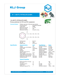 DI &ndash; n-BUTYL PHTHALATE (DnBP)