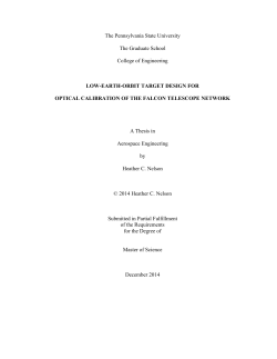 LOW-EARTH-ORBIT TARGET DESIGN FOR OPTICAL