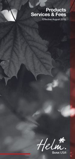 Effective August 2016