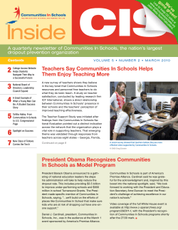 Teachers Say Communities In Schools Helps Them Enjoy Teaching