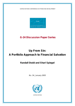Up From Sin: A Portfolio Approach to Financial Salvation - G-24