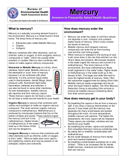 Mercury Fact Sheet