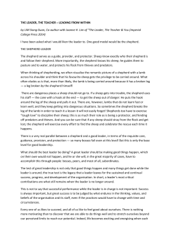 THE LEADER, THE TEACHER &ndash; LEADING FROM WITHIN by LIM