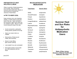 PREVENTION OF HEAT RELATED ILLNESS
