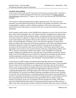 112 THE GREAT SIOUX UPRISING OF 1862