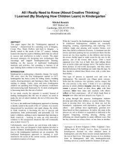 All I Really Need to Know (About Creative - Media Lab Login