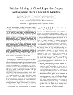 Efficient Mining of Closed Repetitive Gapped Subsequences from a