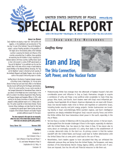 Iran and Iraq - United States Institute of Peace