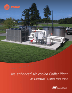 Ice-enhanced Air-cooled Chiller Plant