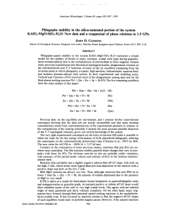 Full Text  - Mineralogical Society of America